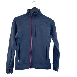 ICEBREAKER WOMEN’S NEW ZEALAND MERINO FULL ASYMMETRICAL ZIP JACKET SIZE SMALL
